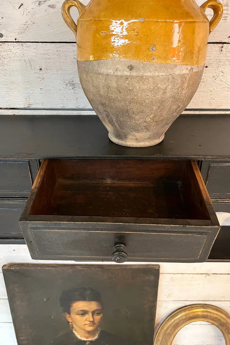 Ancienne étagère de cuisine en bois Début XXème