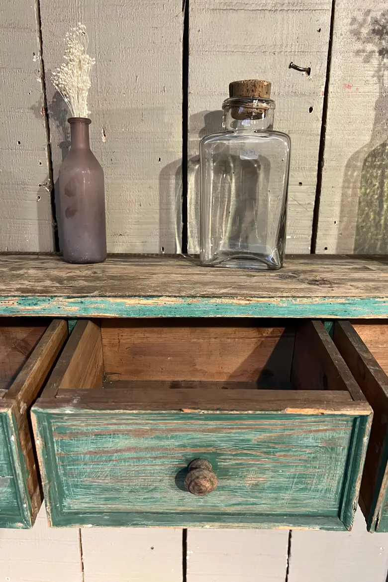Ancienne étagère de cuisine en bois Début XXème