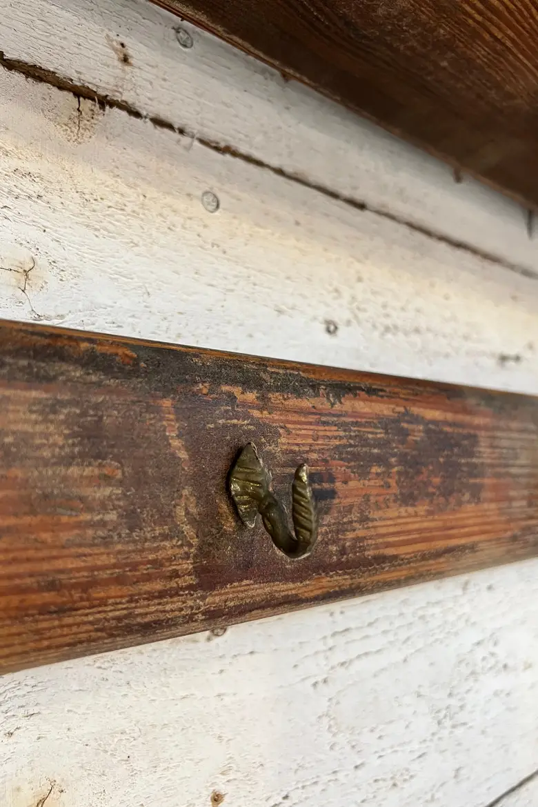 Ancienne étagère de cuisine en bois Début XXème