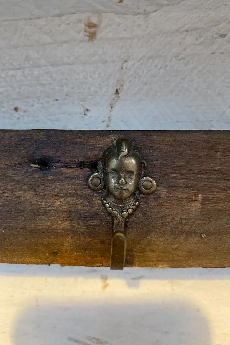 Ancienne étagère de cuisine  en bois Début XXème
