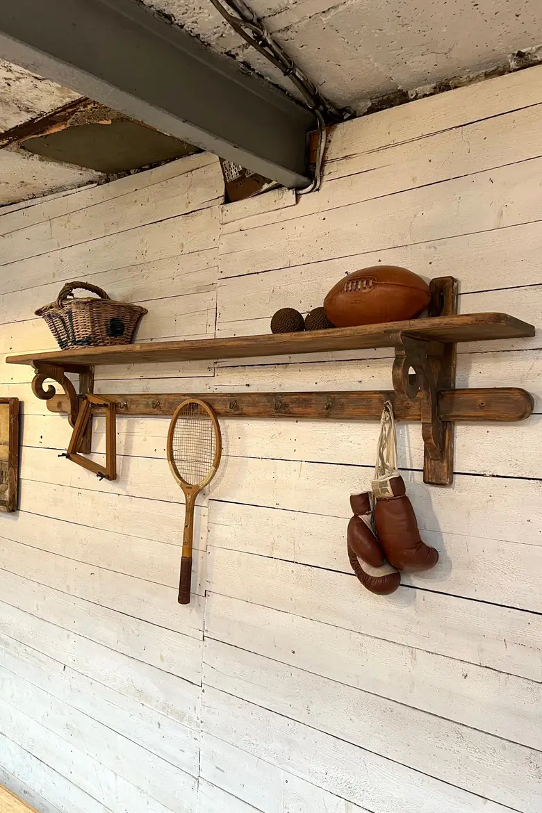 Ancienne étagère de cuisine en bois Début XXème