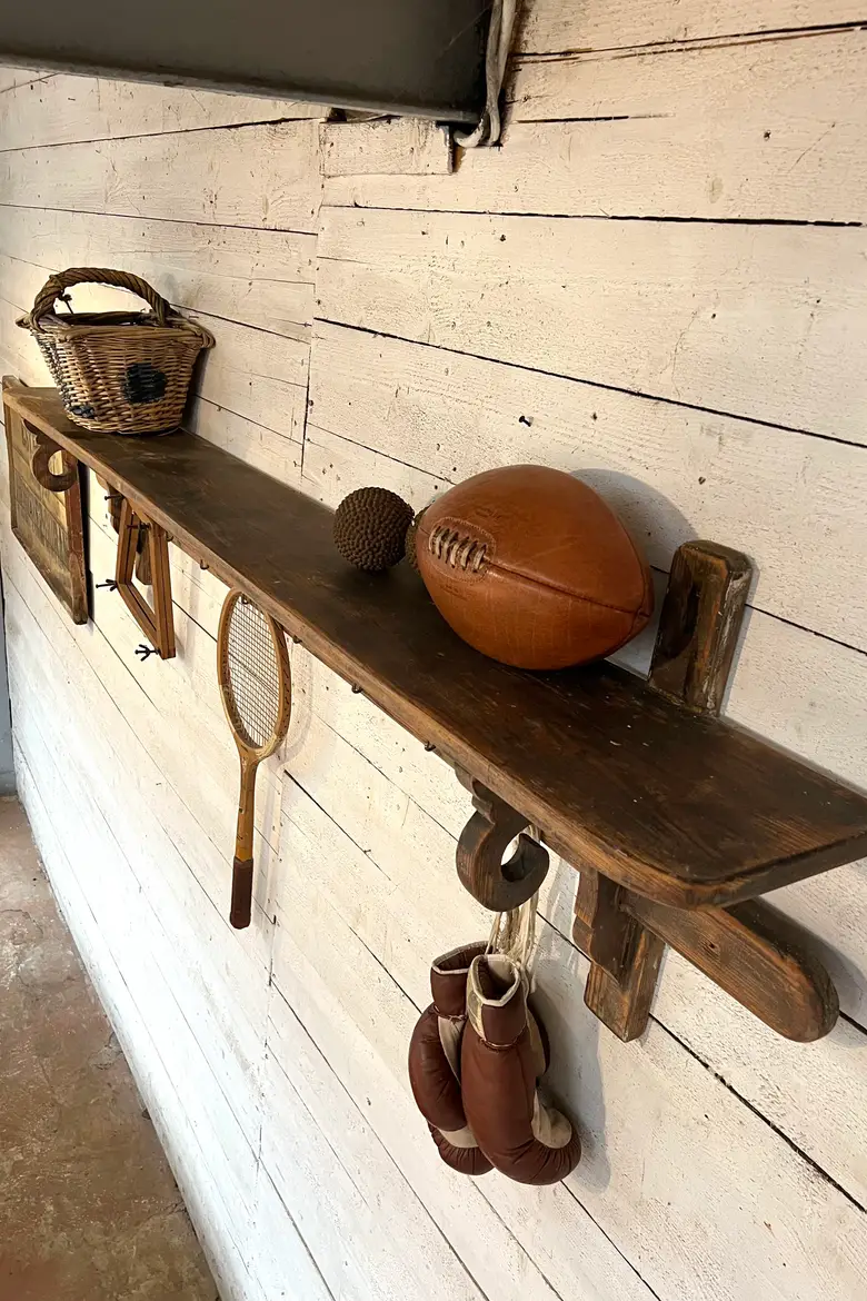 Ancienne étagère de cuisine en bois Début XXème