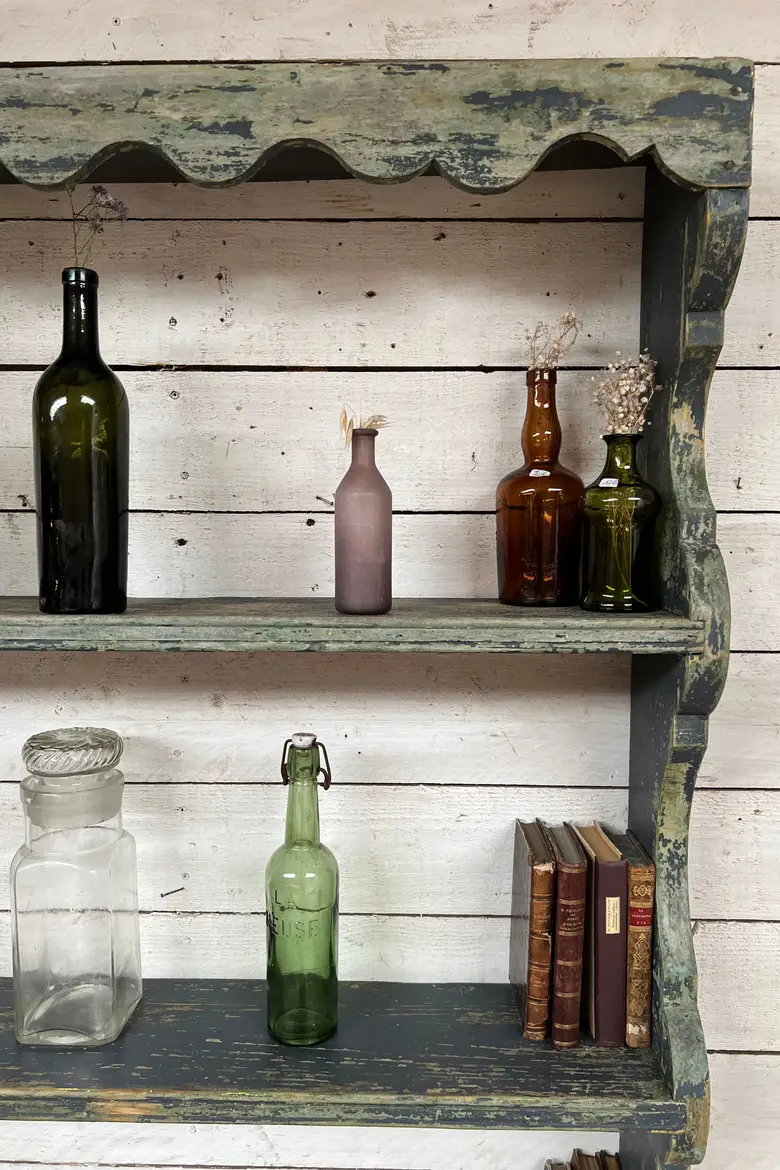 Ancienne étagère d’épicerie en bois Début XXème