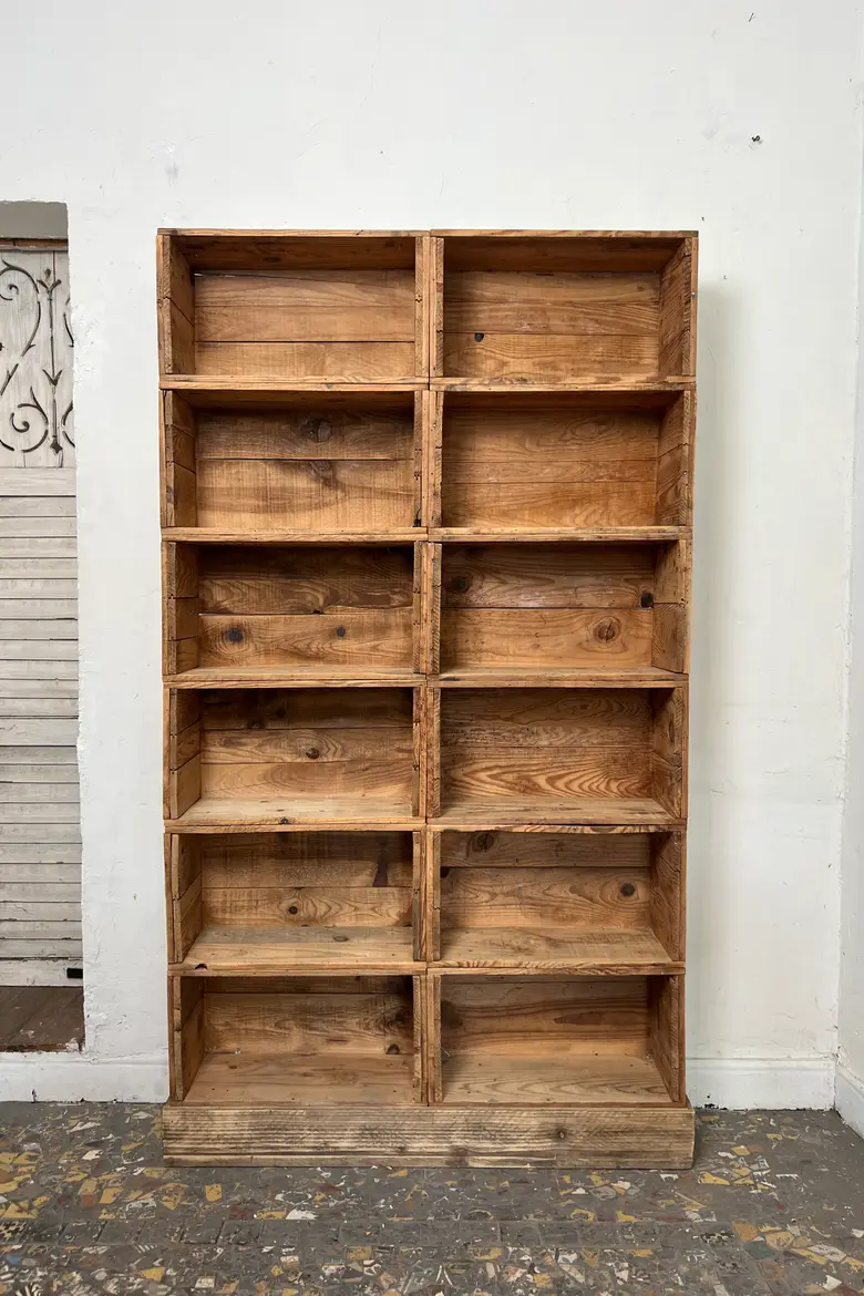 Ancienne étagère en sapin - Début XXe siècle