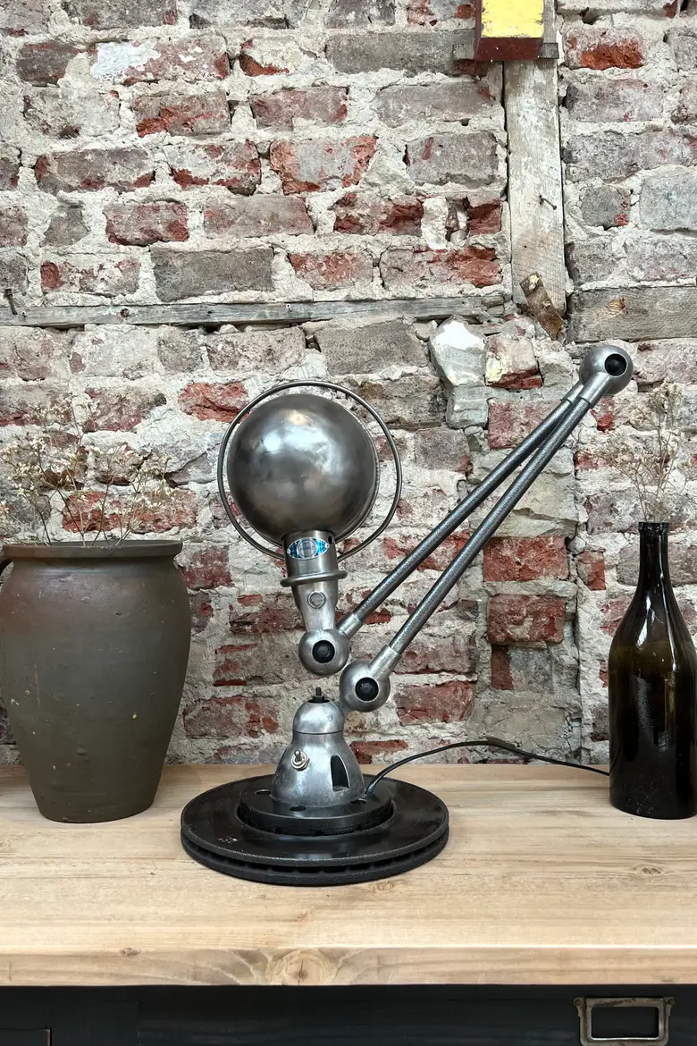 Ancienne lampe d'usine Jieldé Années 50