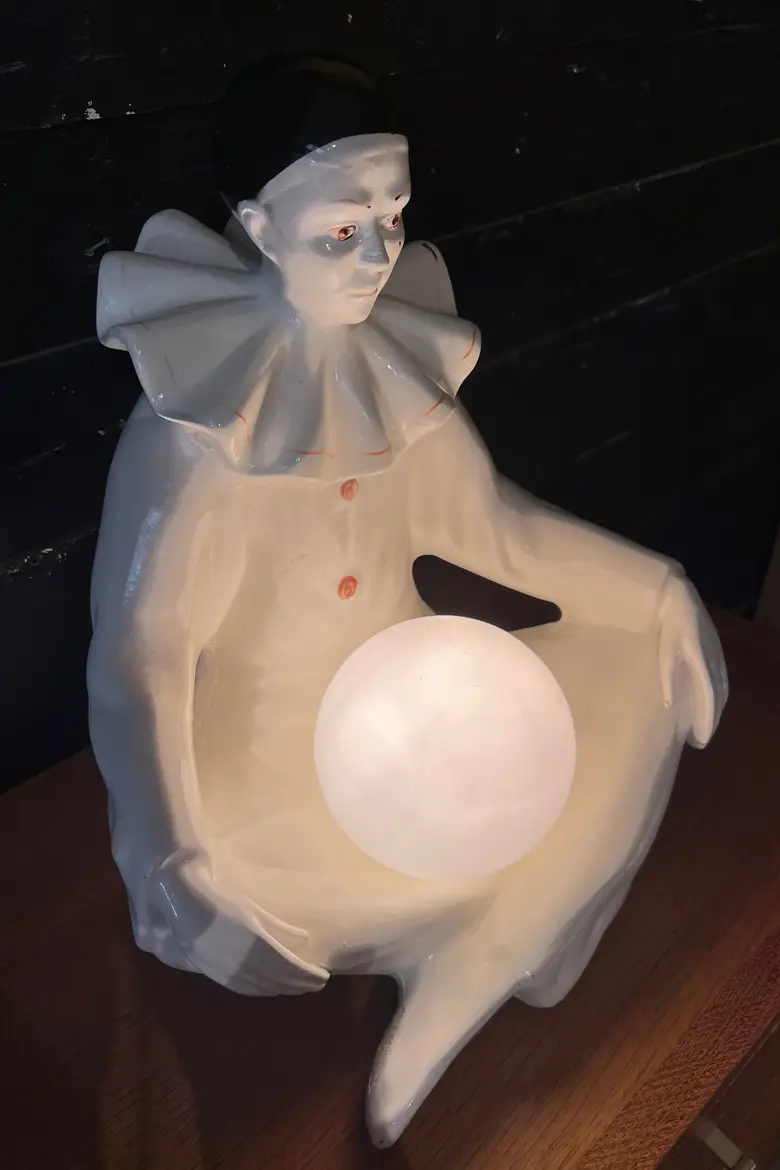 Ancienne lampe Pierrot Années 80