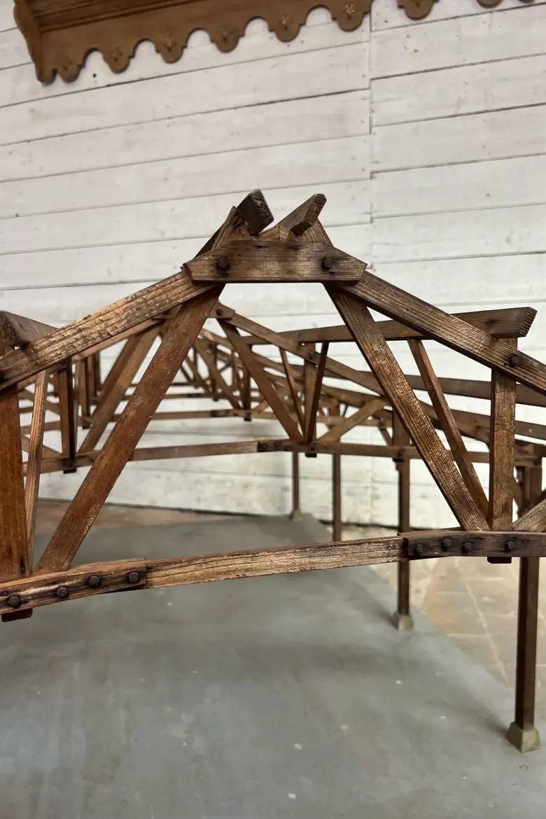 Ancienne maquette de charpente – années 60