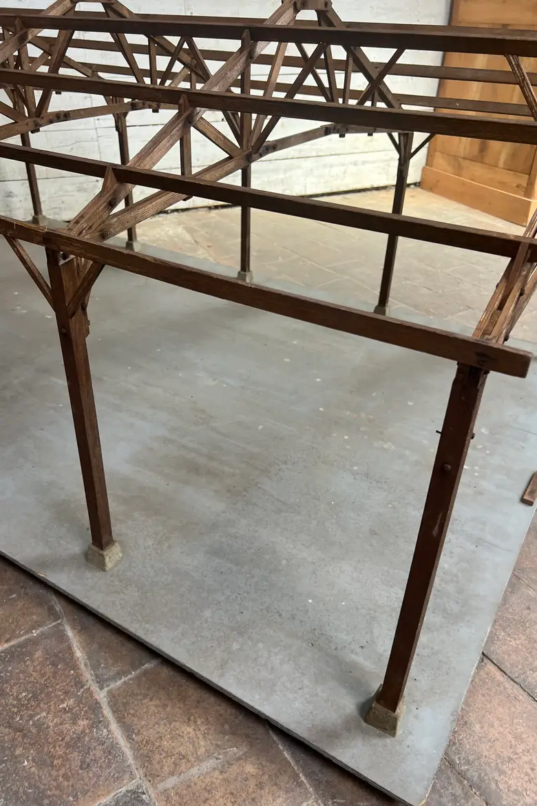 Ancienne maquette de charpente – années 60