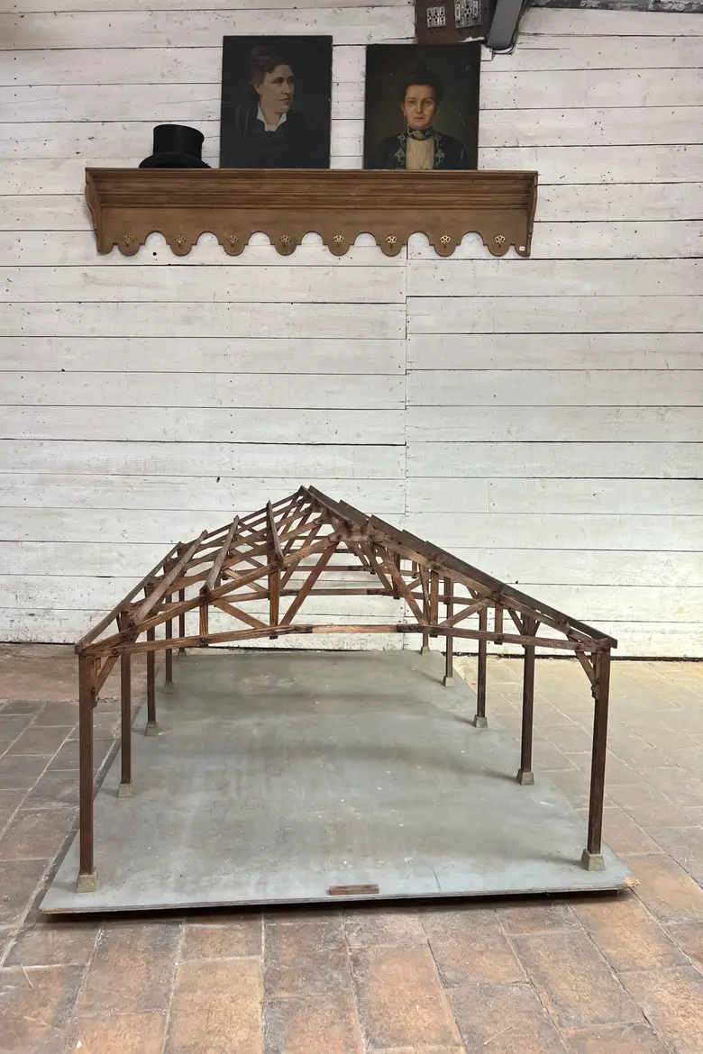 Ancienne maquette de charpente – années 60