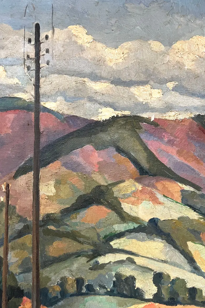 Ancienne peinture naïve Années 30