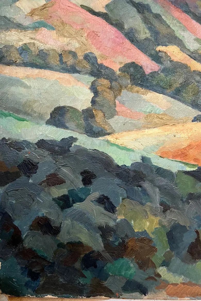 Ancienne peinture naïve Années 30
