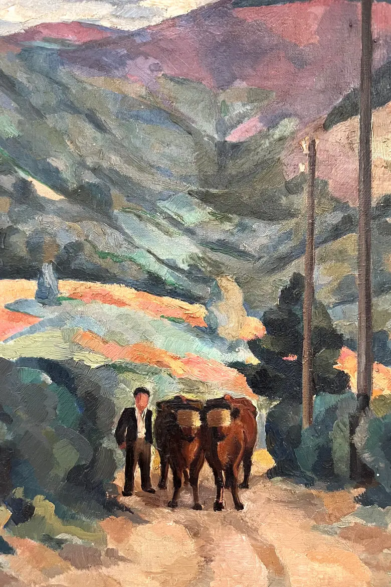 Ancienne peinture naïve Années 30