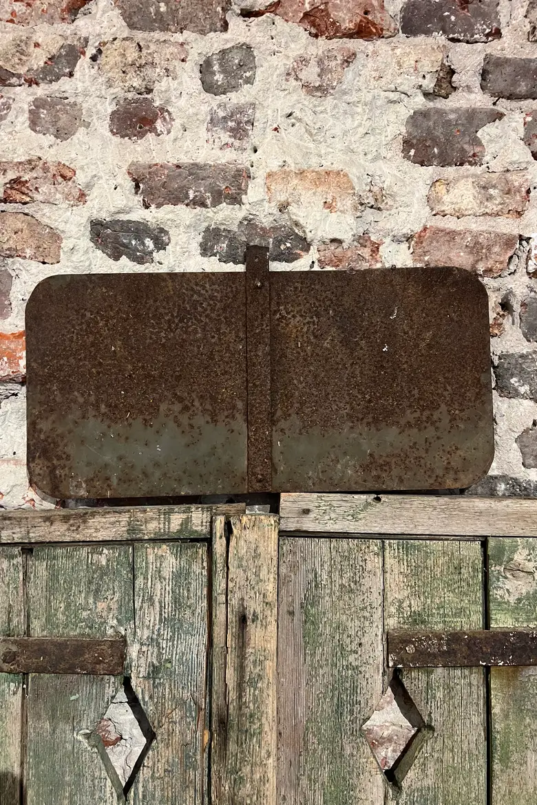 Ancienne plaque de signalisation Années 50