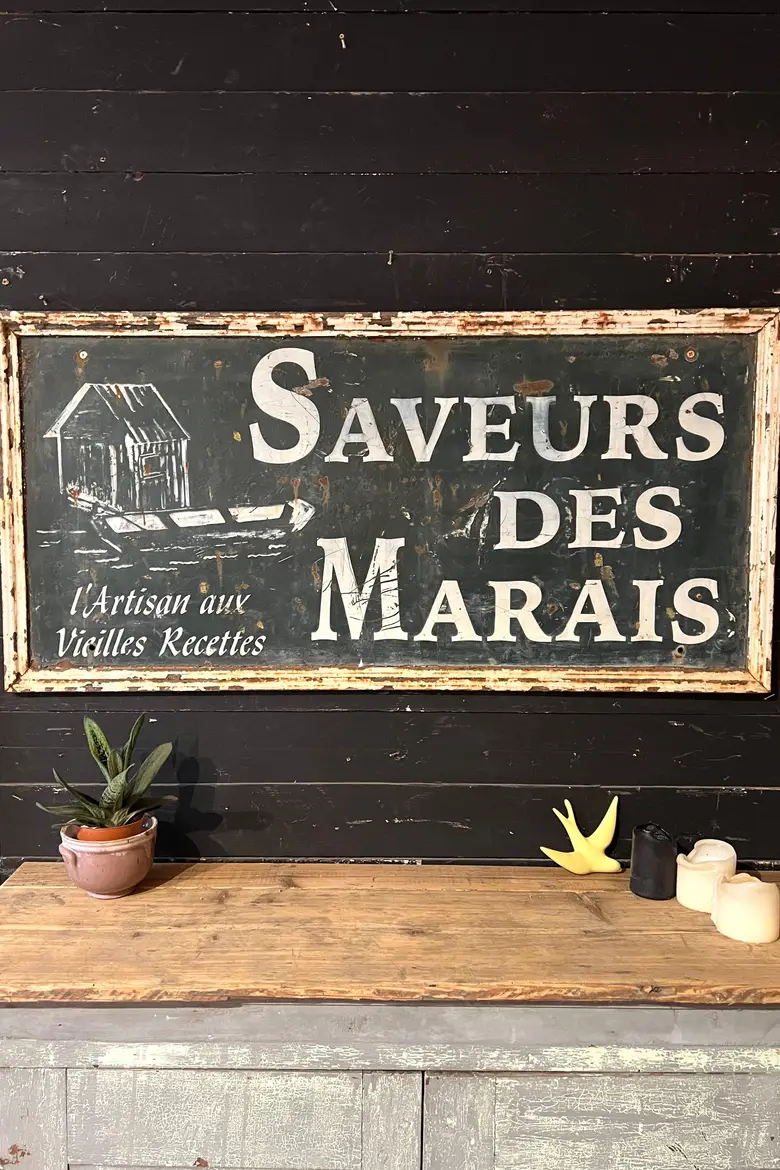 Ancienne plaque publicitaire en métal Début XXème