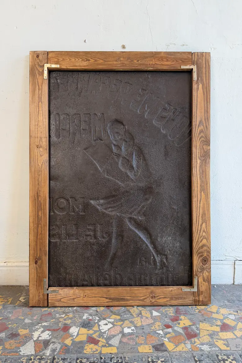Ancienne plaque publicitaire La Tribune de l’Aube