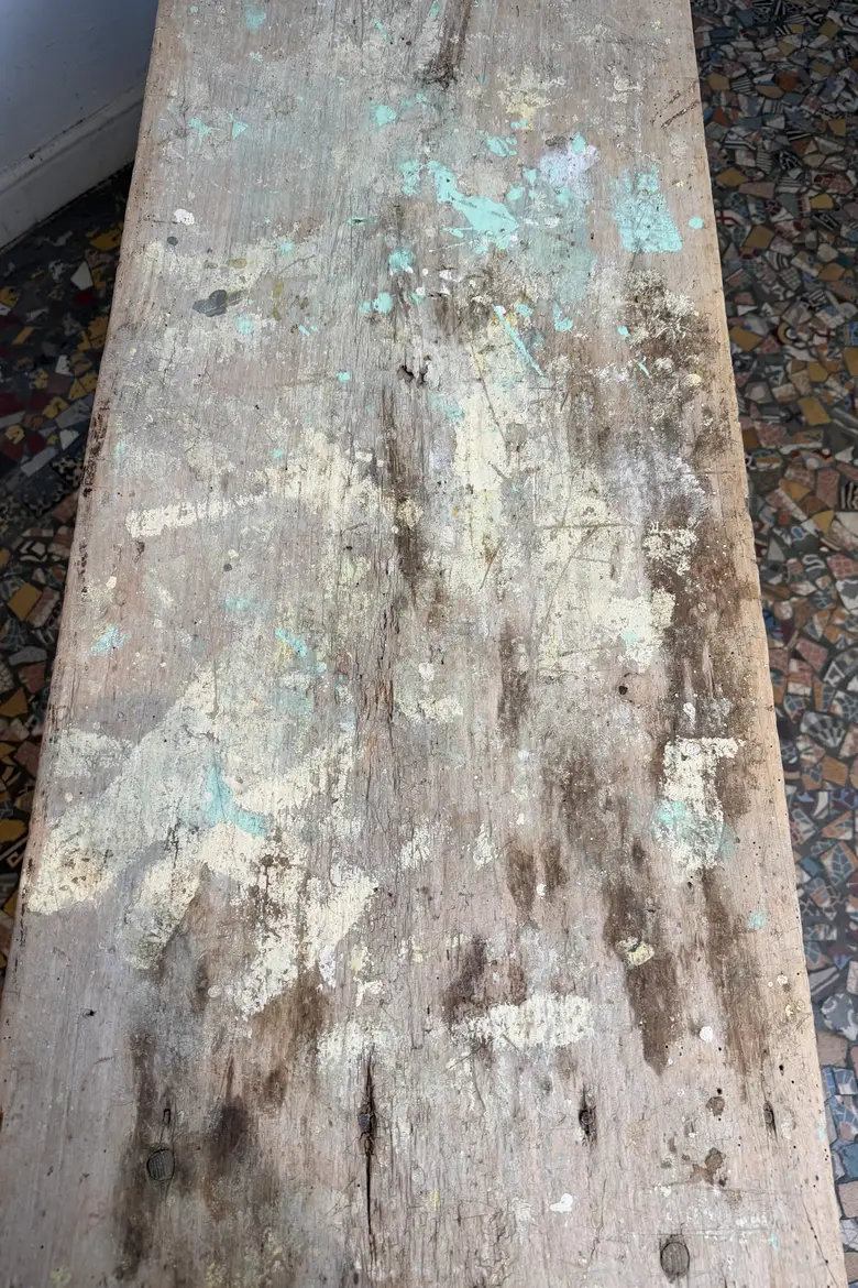 Ancienne table à laver