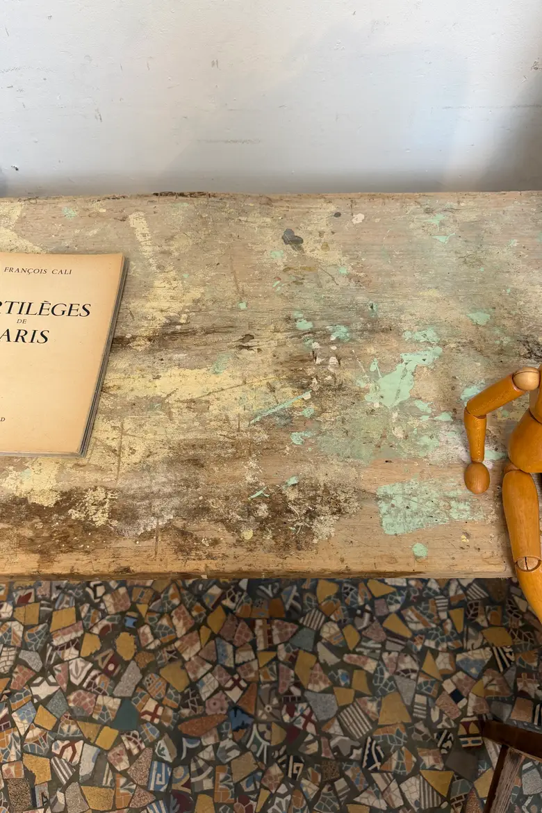 Ancienne table à laver