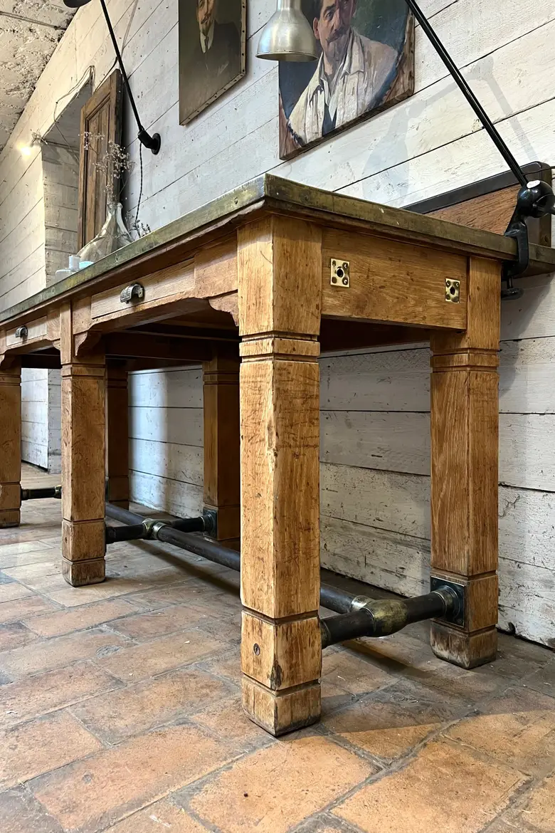 Ancienne table banque de France Début XXème