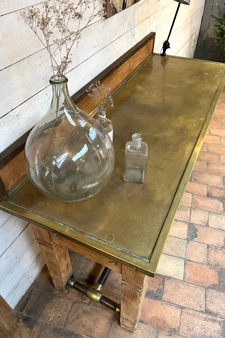 Ancienne table banque de France Début XXème