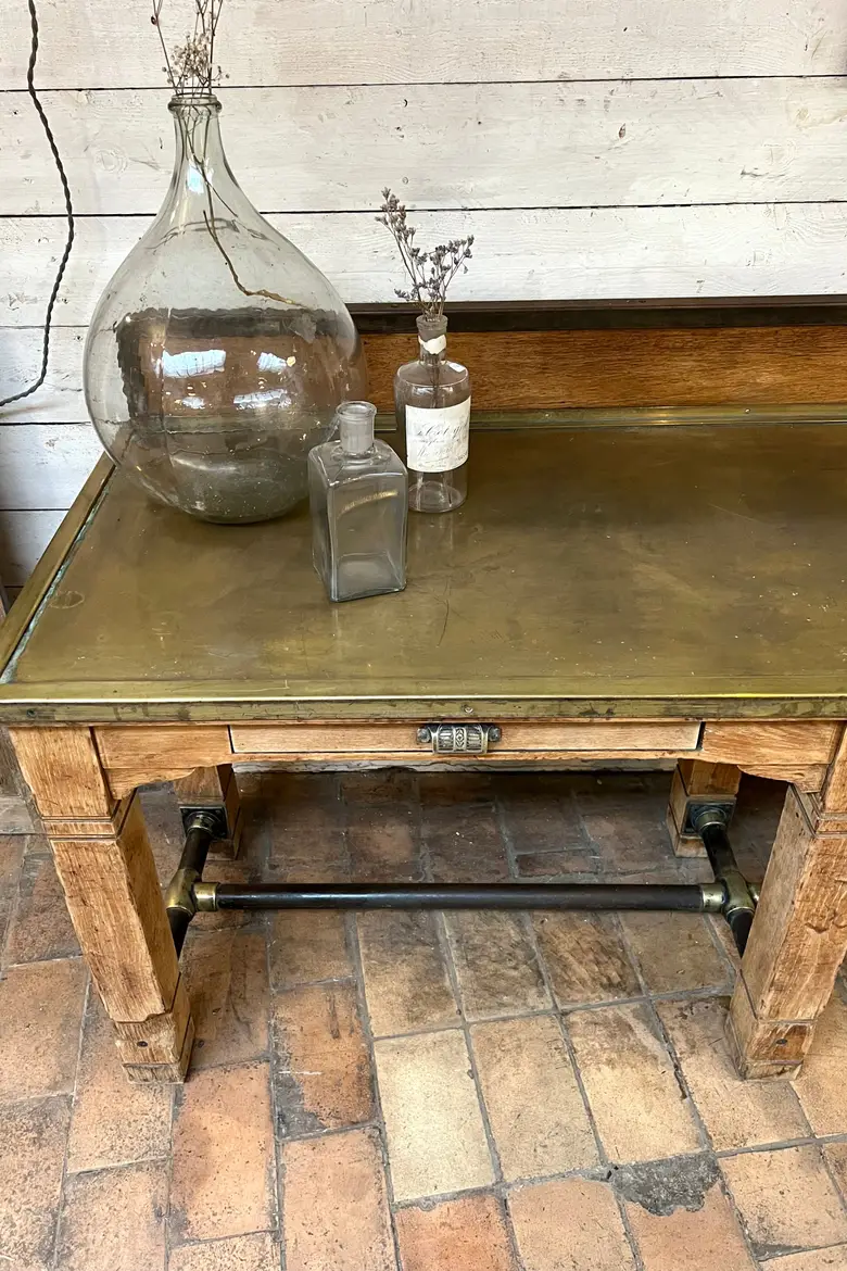Ancienne table banque de France Début XXème