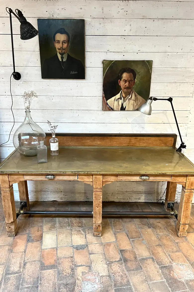 Ancienne table banque de France Début XXème