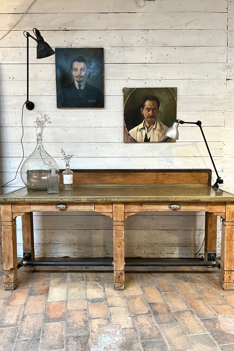 Ancienne table banque de France Début XXème