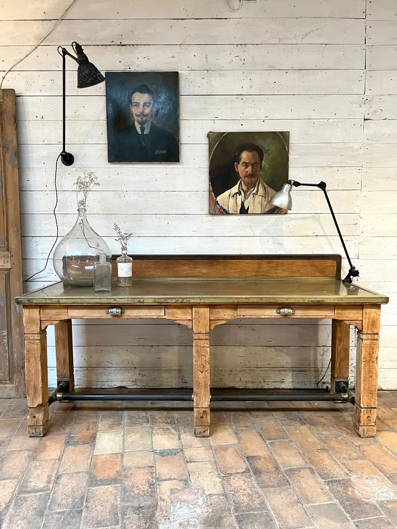 Ancienne table banque de France Début XXème