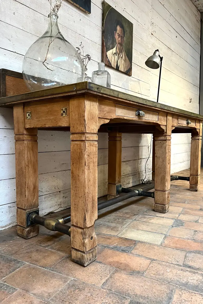Ancienne table banque de France Début XXème