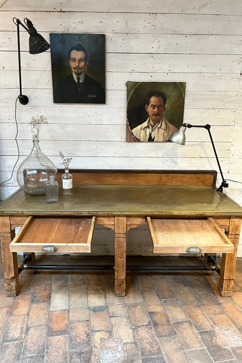 Ancienne table banque de France Début XXème