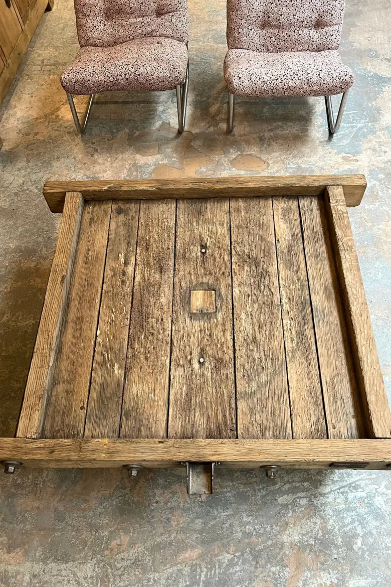 Ancienne table basse / pressoir Début XXème