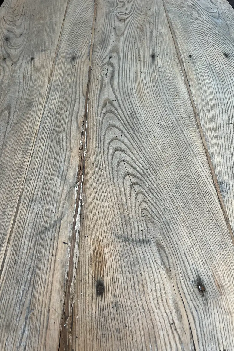 Ancienne table d’atelier en frêne Début XXème
