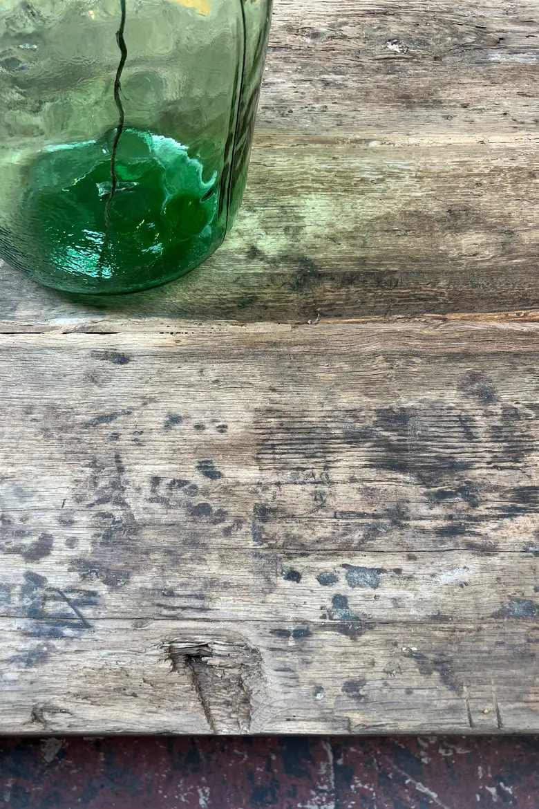 Ancienne table de métier en bois Début XXème