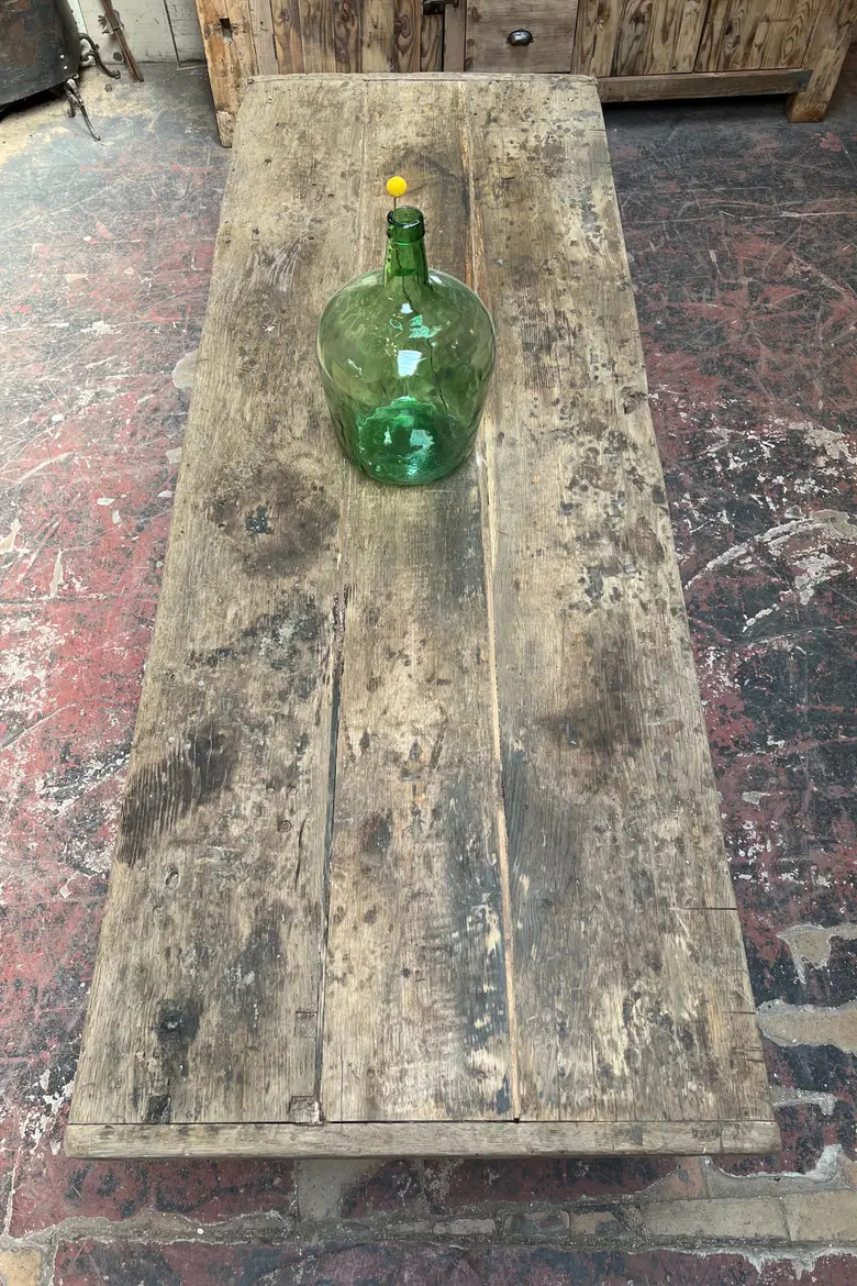 Ancienne table de métier en bois Début XXème