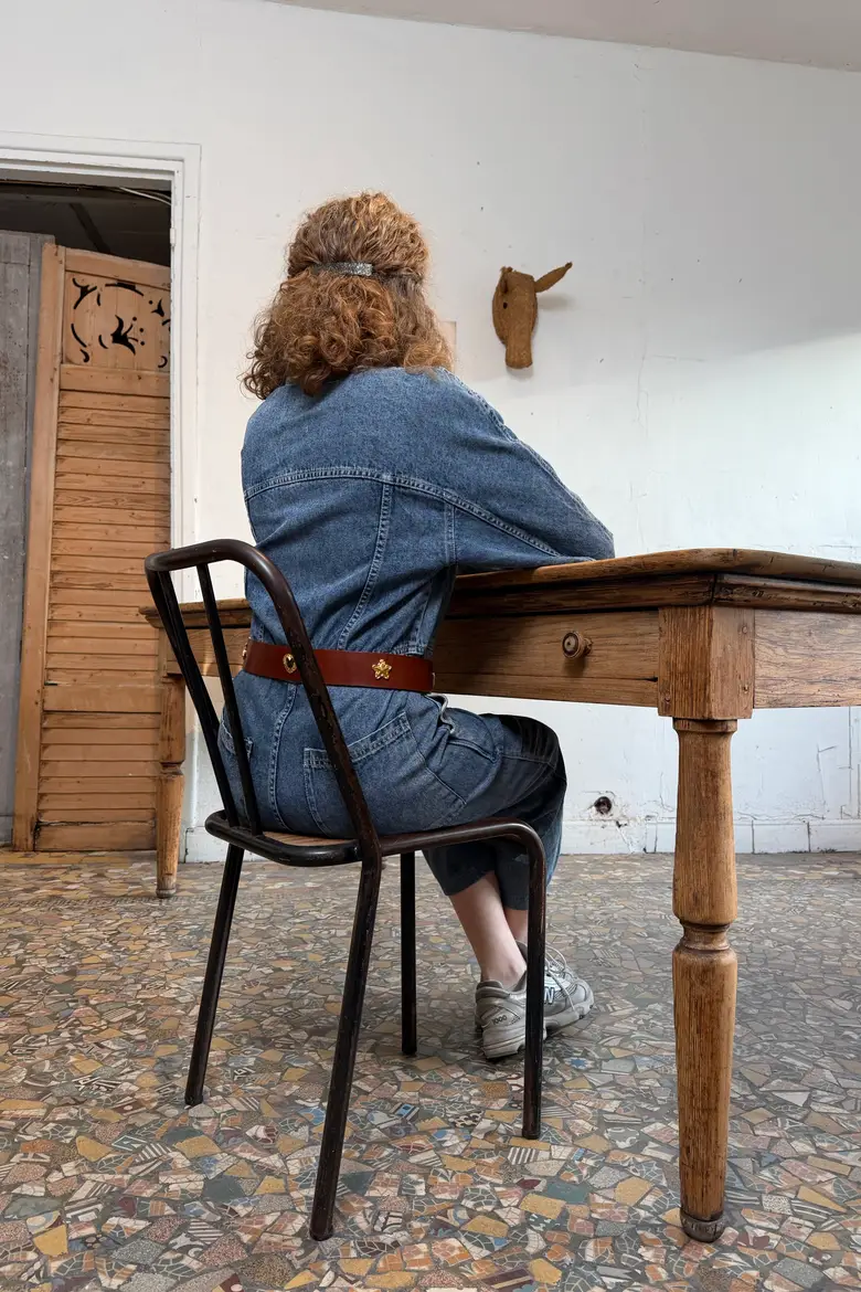 Ancienne table de métier – XIXe siècle