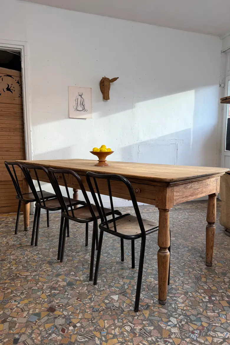Ancienne table de métier – XIXe siècle