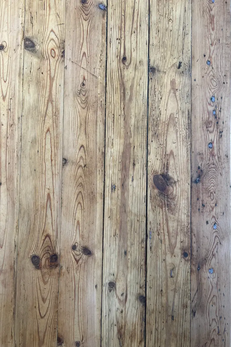 Ancienne table d'estaminet en sapin Début XXème