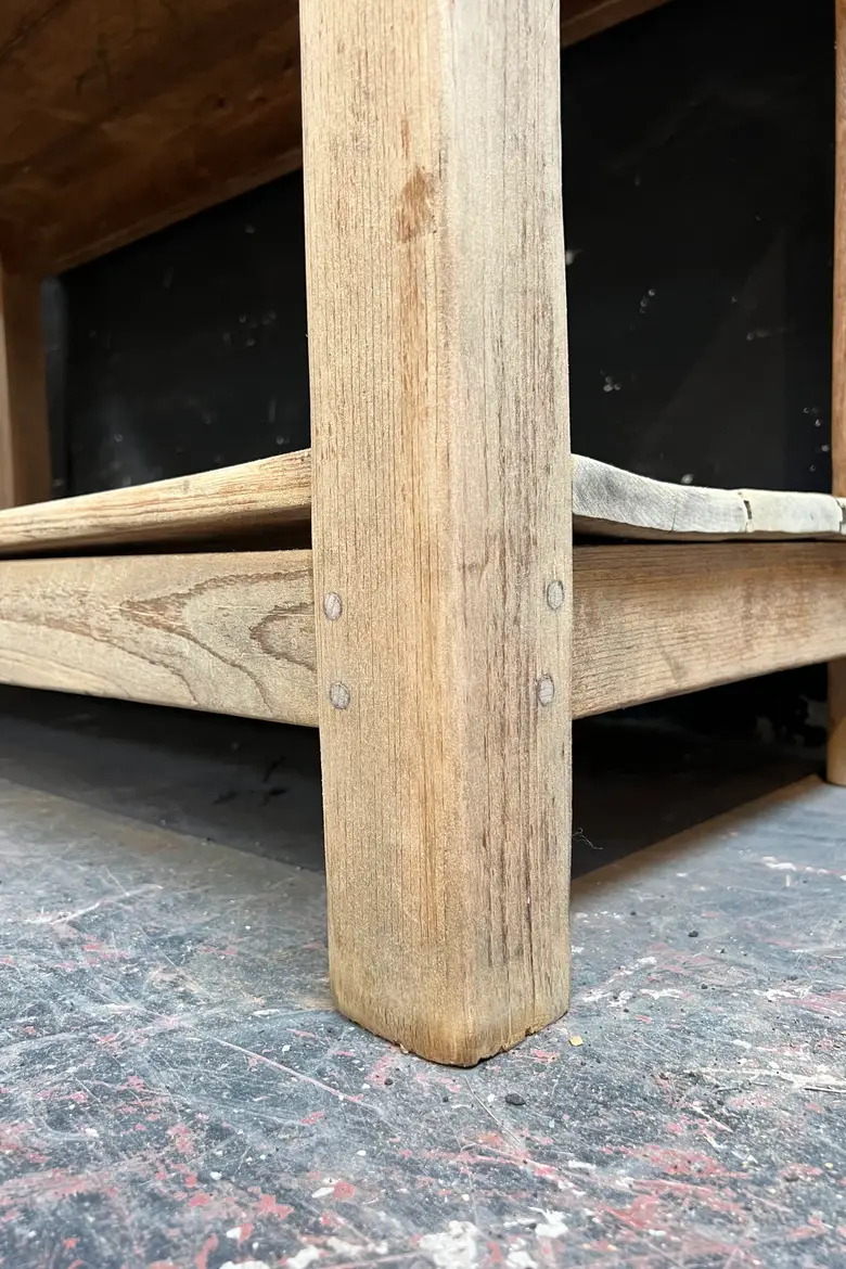 Ancienne table d’office en chêne 19e
