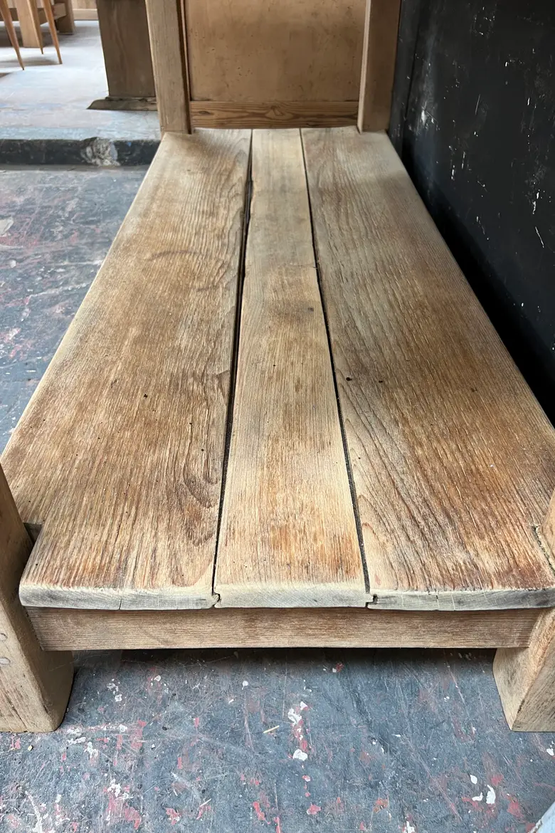 Ancienne table d’office en chêne 19e