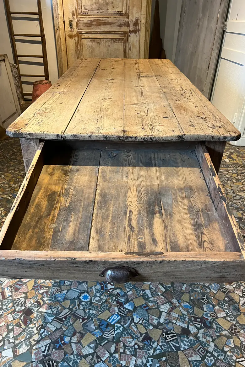 Ancienne table en bois Début XXème