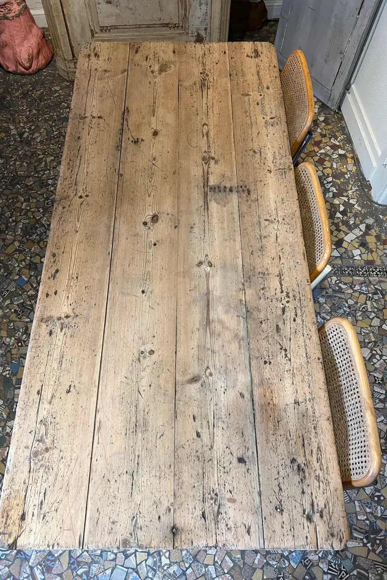 Ancienne table en bois Début XXème