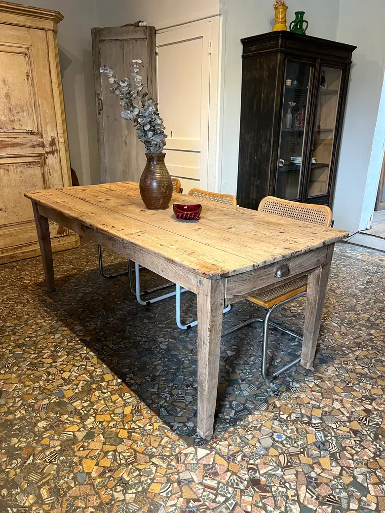 Ancienne table en bois Début XXème