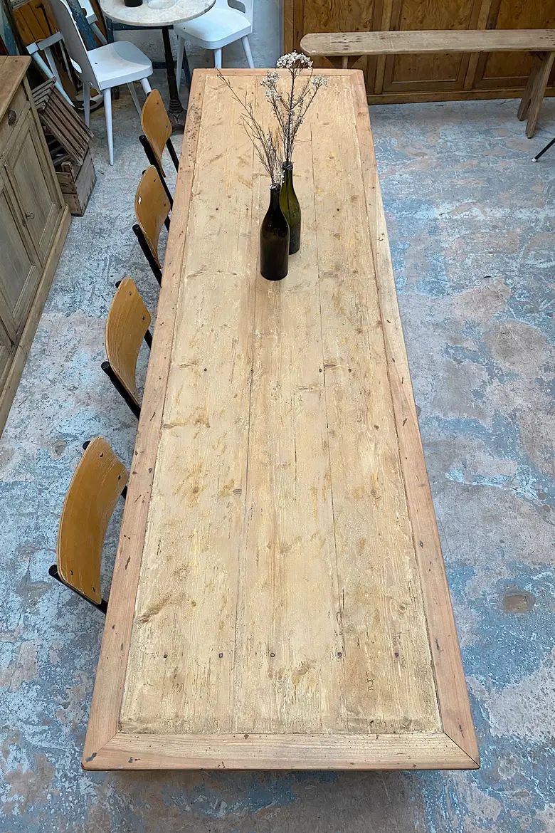 Ancienne table en bois Début XXème