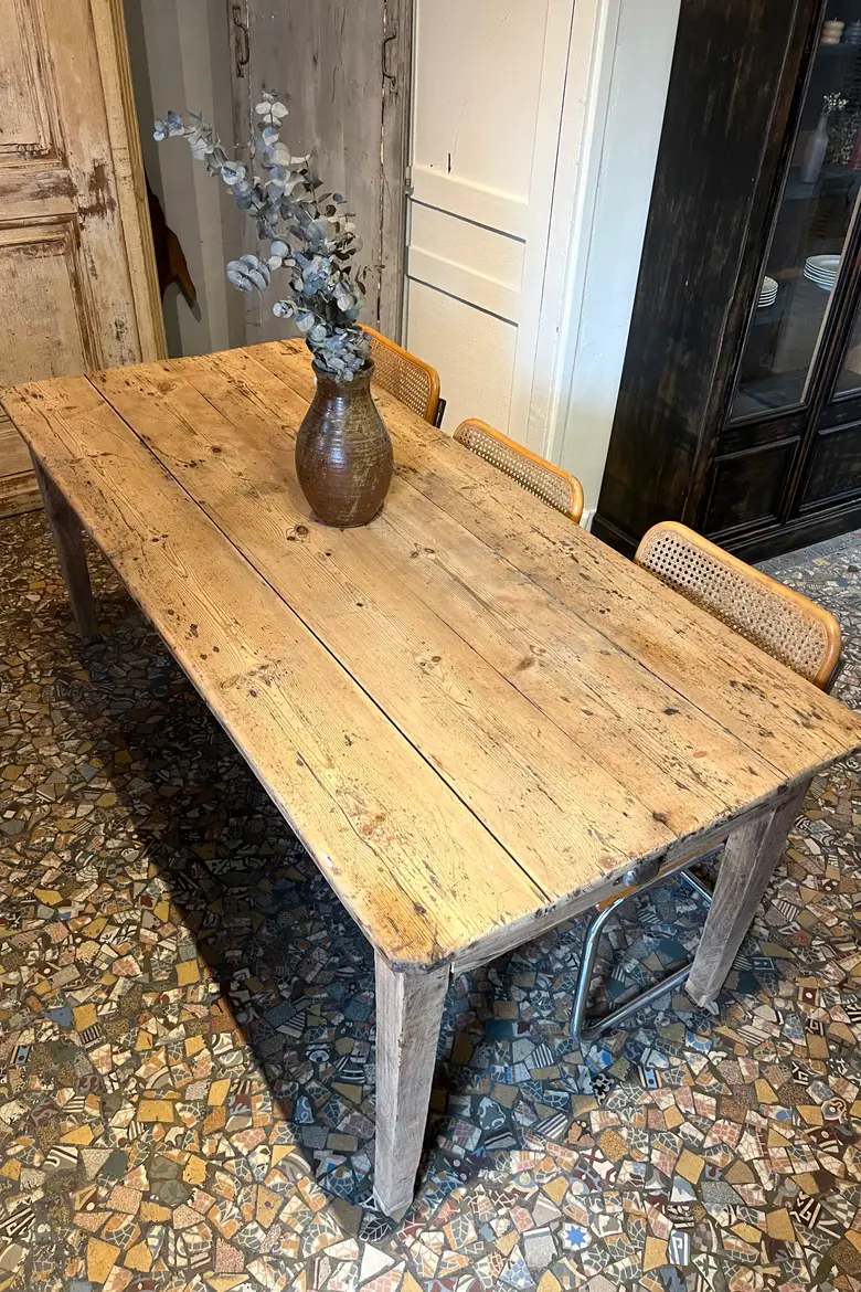 Ancienne table en bois Début XXème