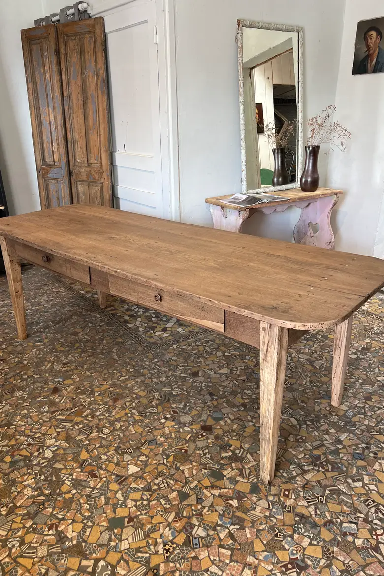 Ancienne table en chêne