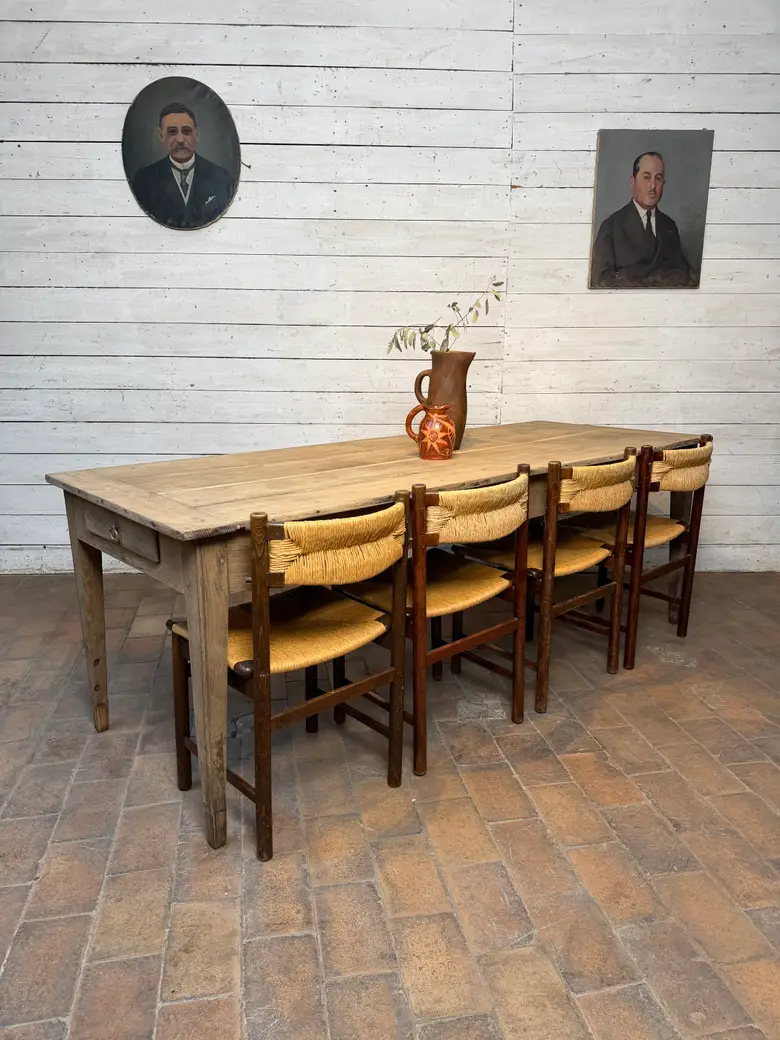 Ancienne table en chêne