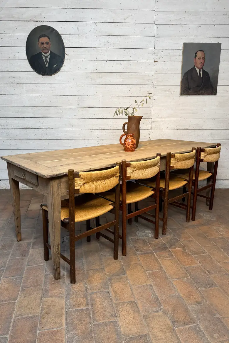 Ancienne table en chêne