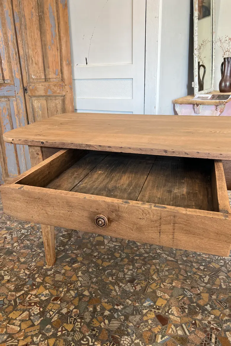 Ancienne table en chêne