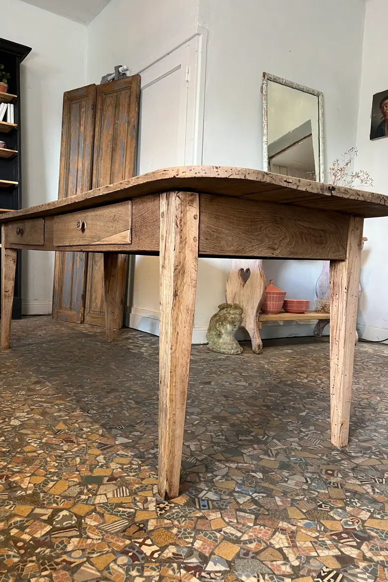 Ancienne table en chêne