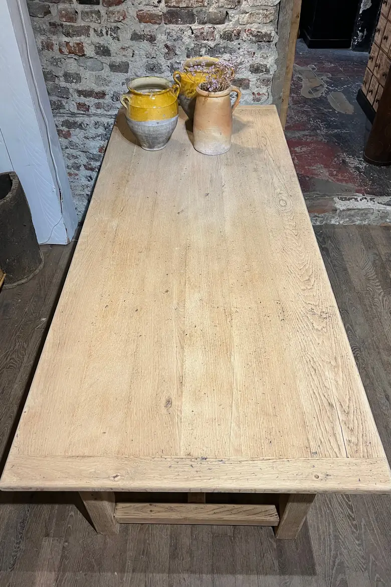 Ancienne table en chêne Années 50