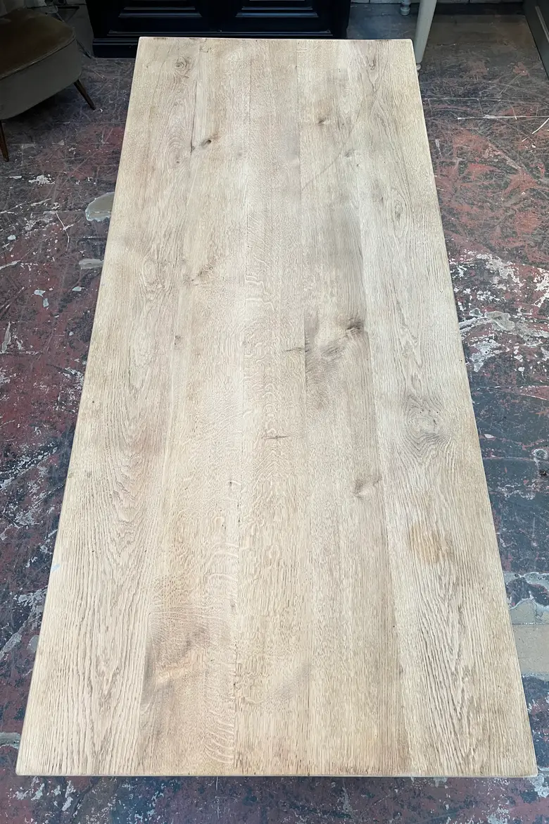 Ancienne table en chêne brut Début XXème